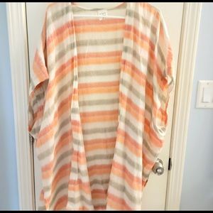 By Together Multi-color Duster Beach Coverup